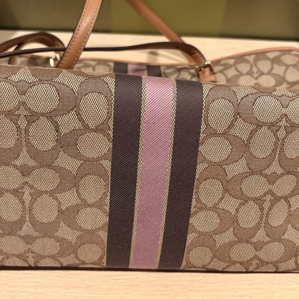 Coach Signature Tote and Wallet Set - Picture 5 of 16